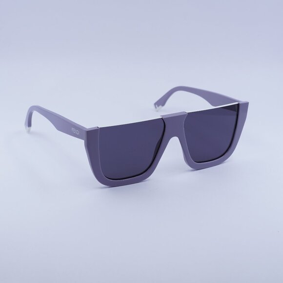 🕶️ New Fendi FE40136I 81A Sunglasses - Violet Frame, Grey Lenses